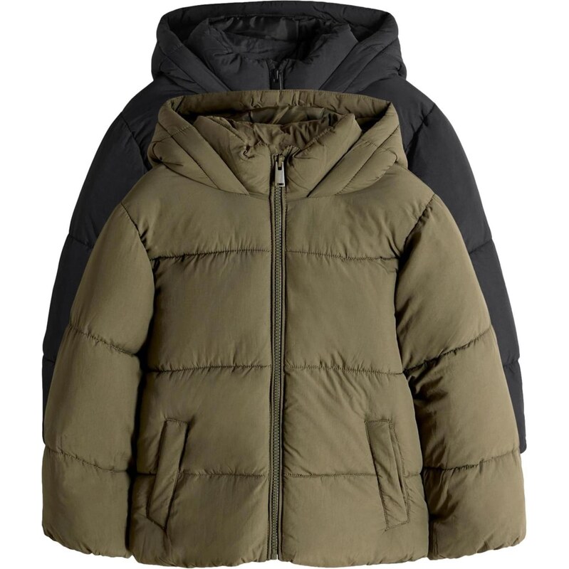 The Set Prechodná bunda olivová / čierna 65662404