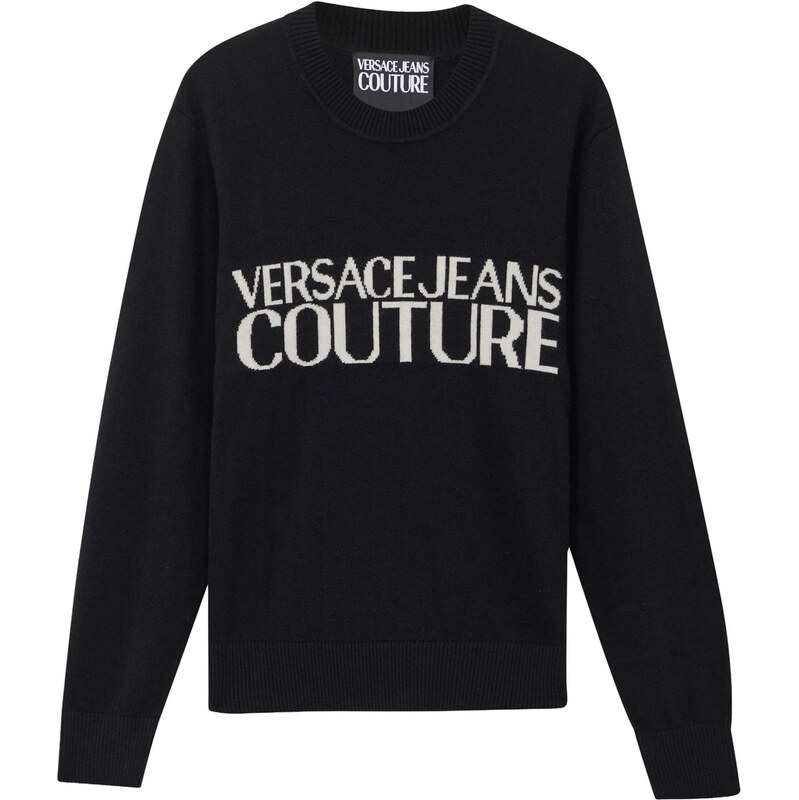Versace Jeans Couture Sveter čierna / biela 65894734