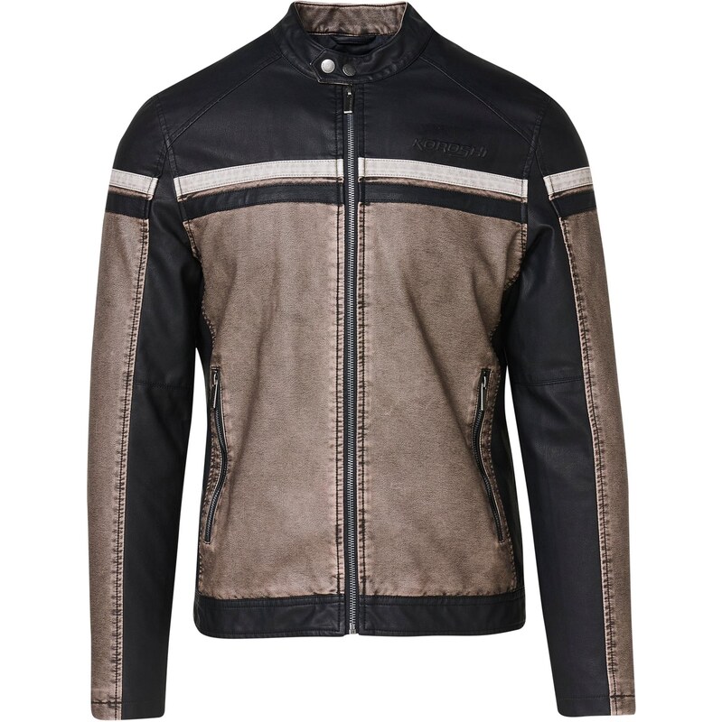 KOROSHI Prechodná bunda hnedá / čierna 65679010