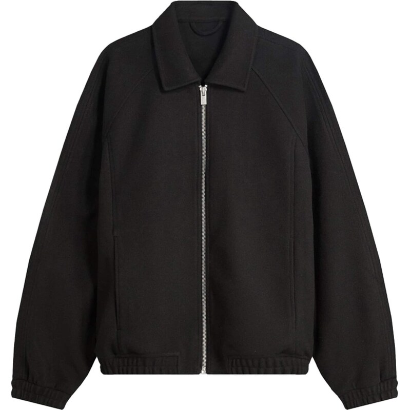 Bershka Prechodná bunda čierna 65893104