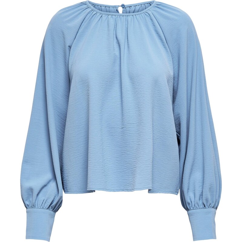 ONLY Blúzka ONLDINA METTE modrosivá 65892284