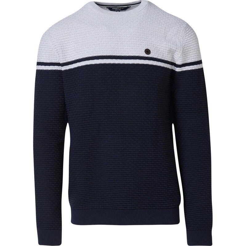 KOROSHI Sveter námornícka modrá / svetlosivá 65889686