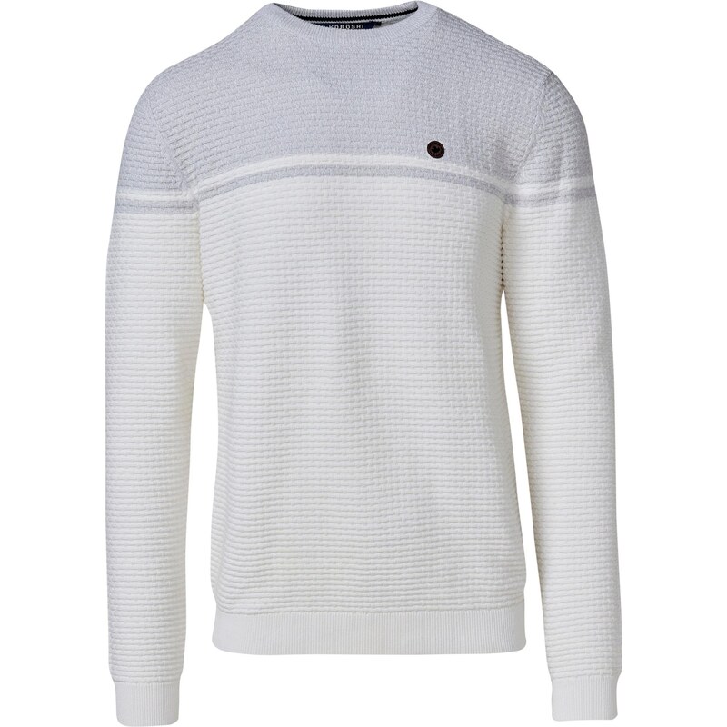 KOROSHI Sveter svetlosivá / šedobiela 65889714