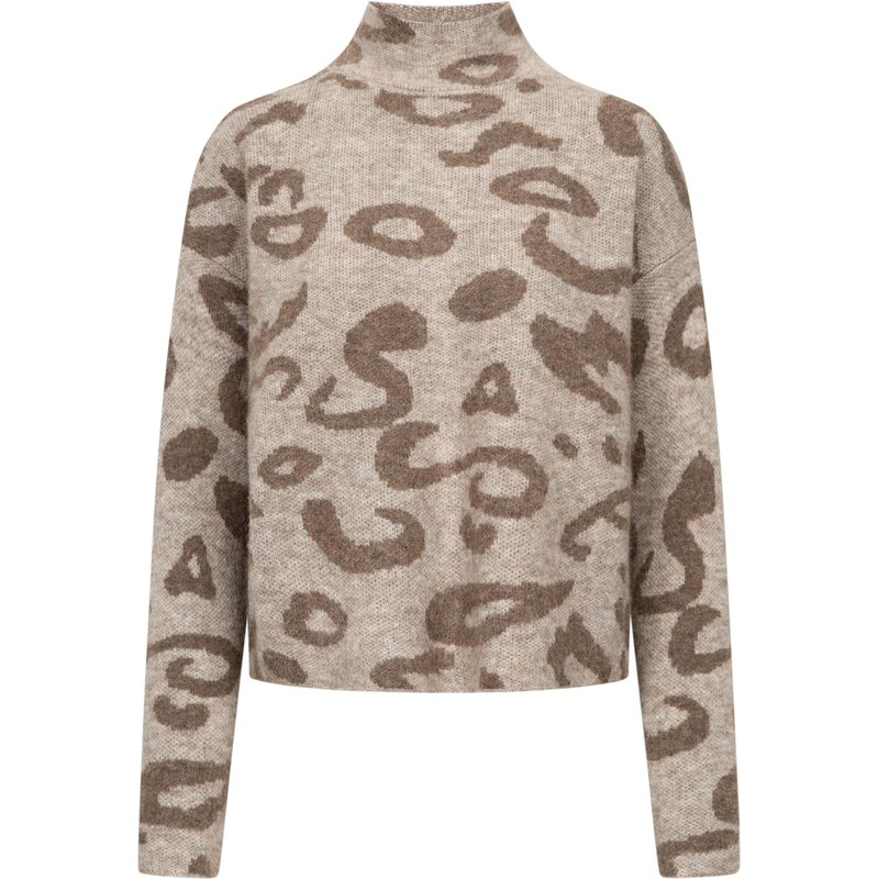 Frieda & Freddies NY Sveter svetlobéžová / hnedá 65891373