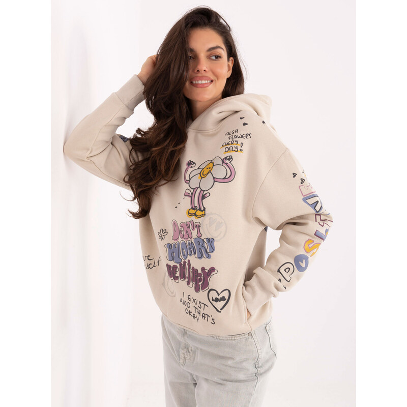 Sublevel Sweatshirt-D10608BC02743C-beige 65540765