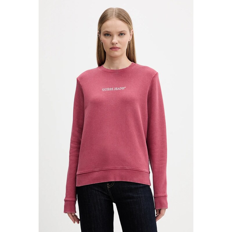 Bavlnená mikina Guess Jeans 65539545