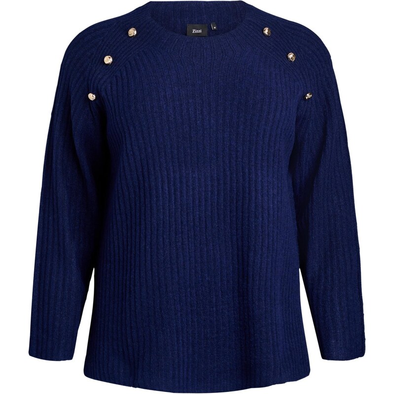 Zizzi Sveter Cacomfy modrá 65679369