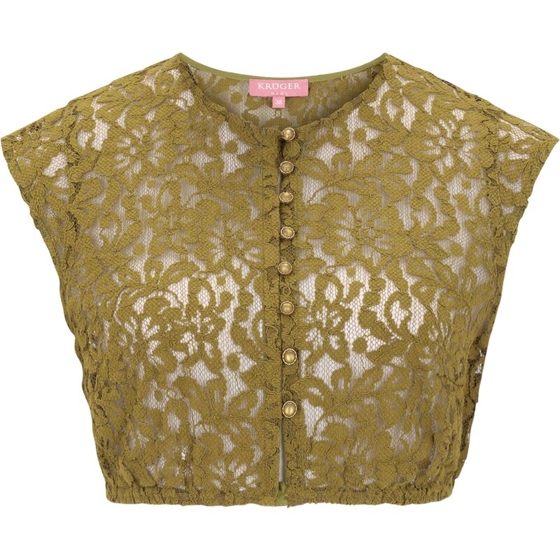 Krüger Madl Krojová blúzka olivová 65894818