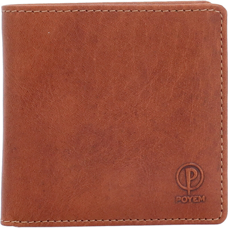 Pánska kožená peňaženka Poyem koňaková 5242 Poyem KO 65540816