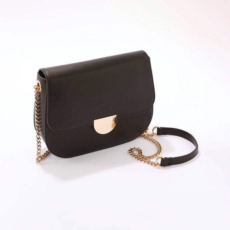 Kabelka s retiazkovým popruhom čierna 000 Blancheporte 65543304