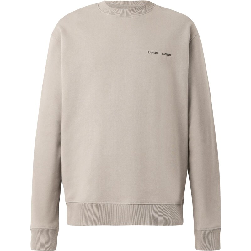 Samsøe Samsøe Mikina Norsbro sivobéžová 65696232