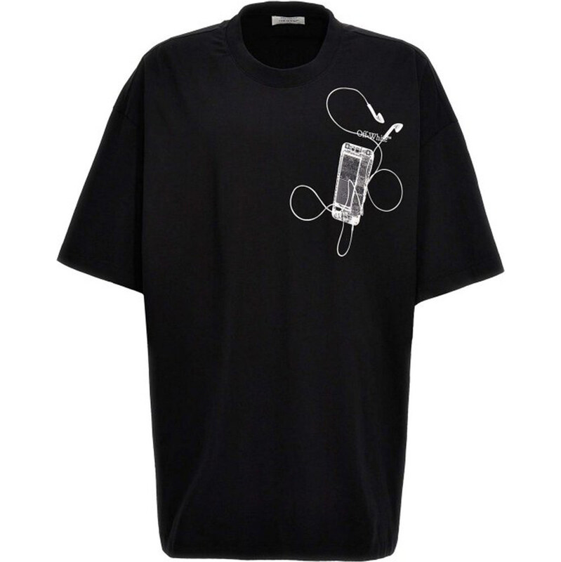 Čierne oversized tričko Off-white 66806146
