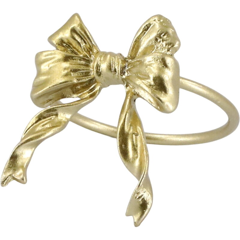 Chic Antique Krúžok na obrúsky Bow Brass 65545391