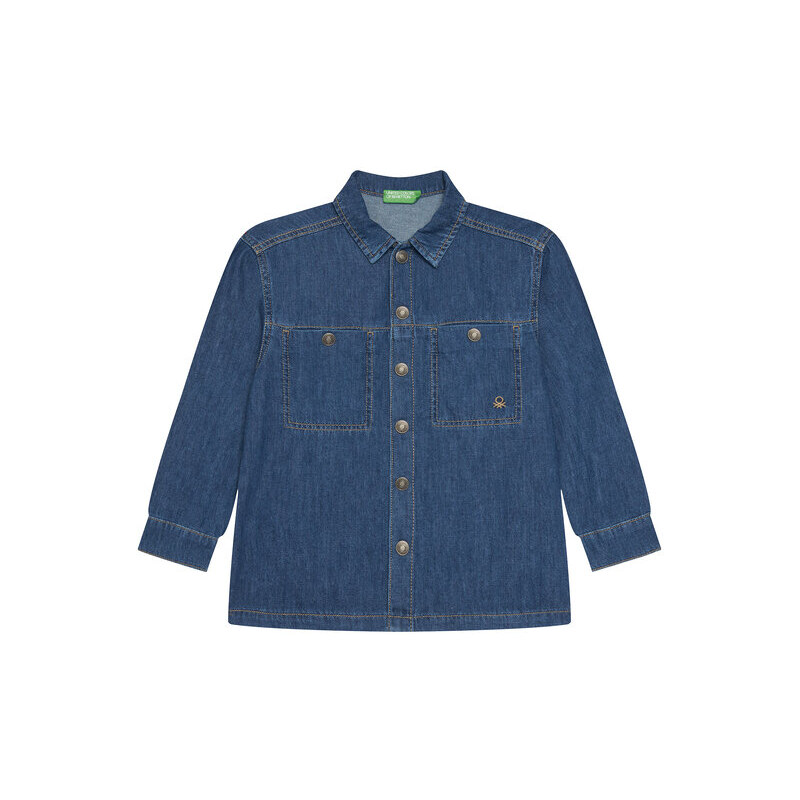džínsová košeľa United Colors Of Benetton 65545709