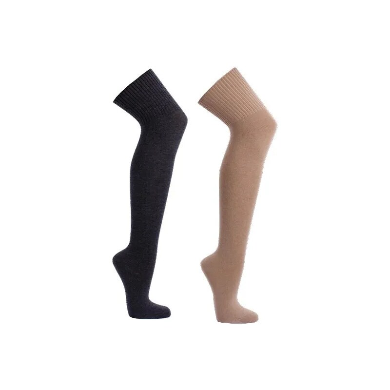 Dámske vlnené ponožky nad kolená WiK 44010 35-42 66303191