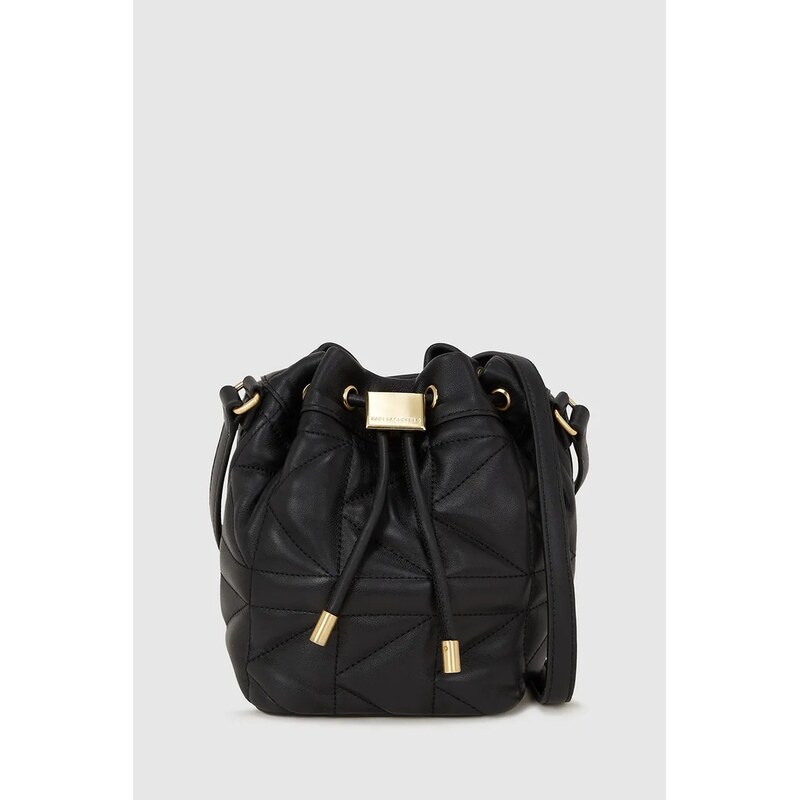 Kožená kabelka Karl Lagerfeld K/KUILT 65582032