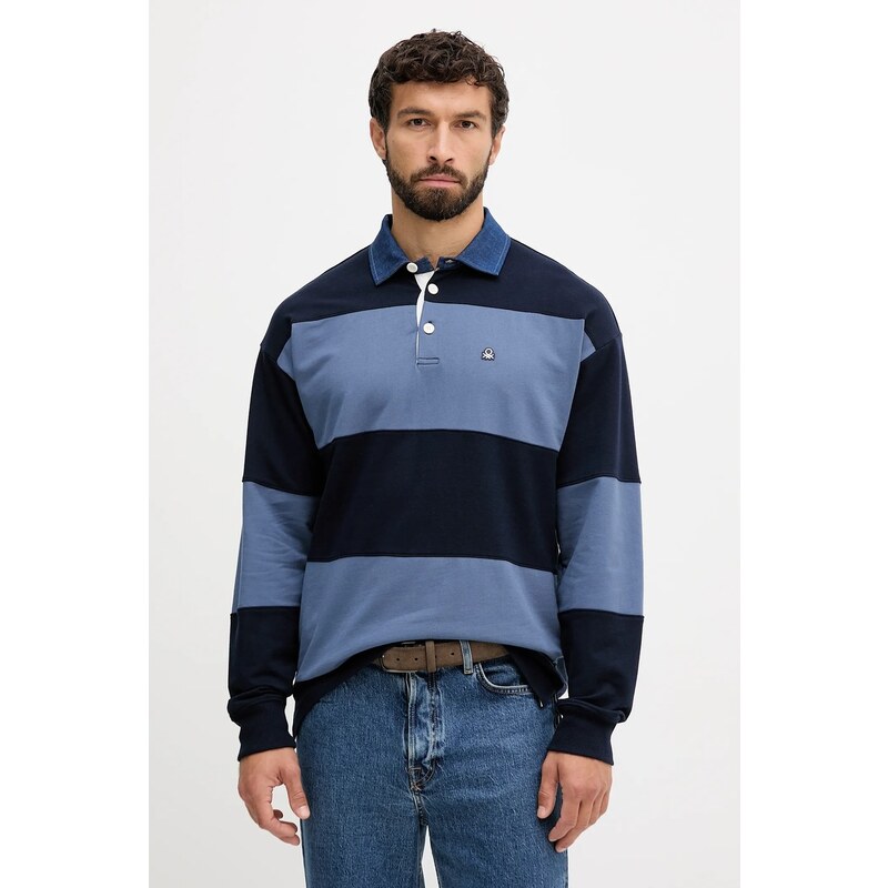 Bavlnené tričko s dlhým rukávom United Colors of Benetton 65546281