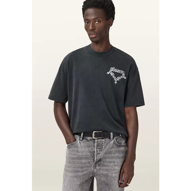 Bavlnené tričko AllSaints DRIP 65546422