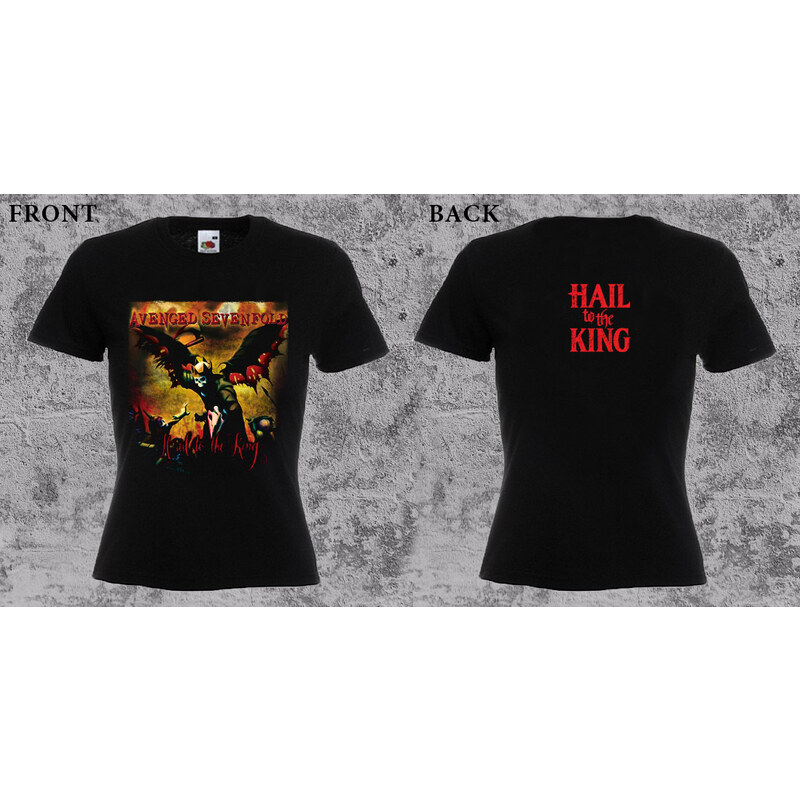 Fruit of the Loom Avenged Sevenfold - Hail to the King (dámske tričko) 65546721