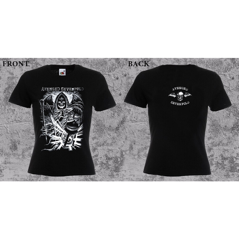 Fruit of the Loom Avenged Sevenfold - Death Skull (dámske tričko) 65546722