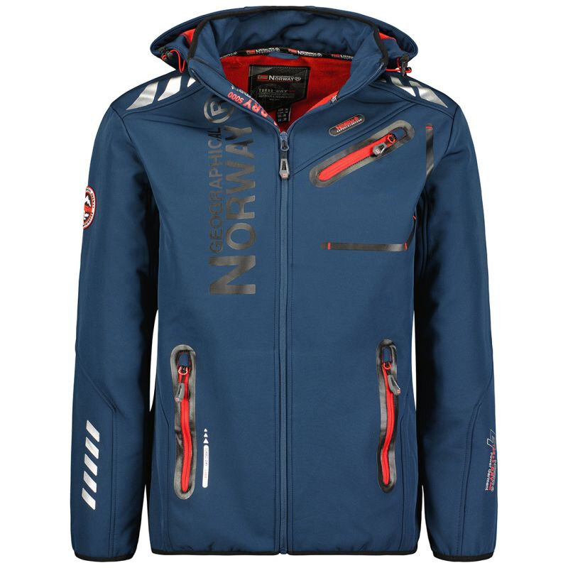 Geographical Norway Geografické Nórsko Softshell ROYAUTE DB NAVY RED 66086387