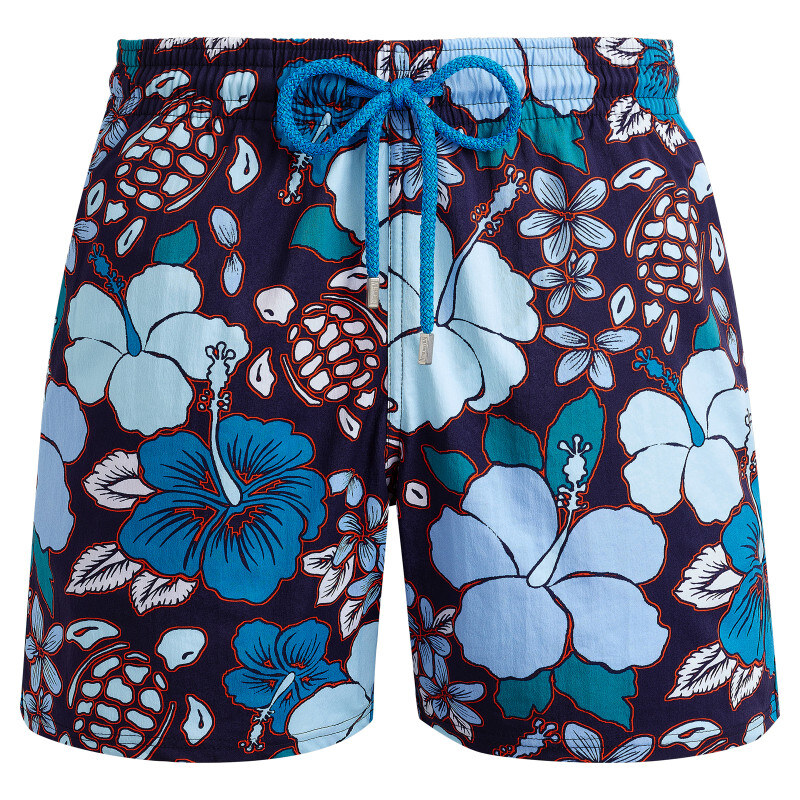 PLAVKY VILEBREQUIN MEN STRETCH SWIM SHORTS TROPICAL TURTLES 65555778