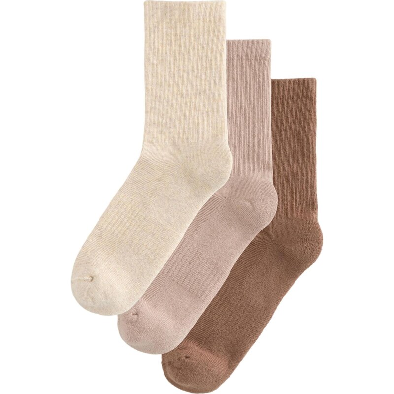 Next Ponožky krémová / karamelová / ružová 65731540