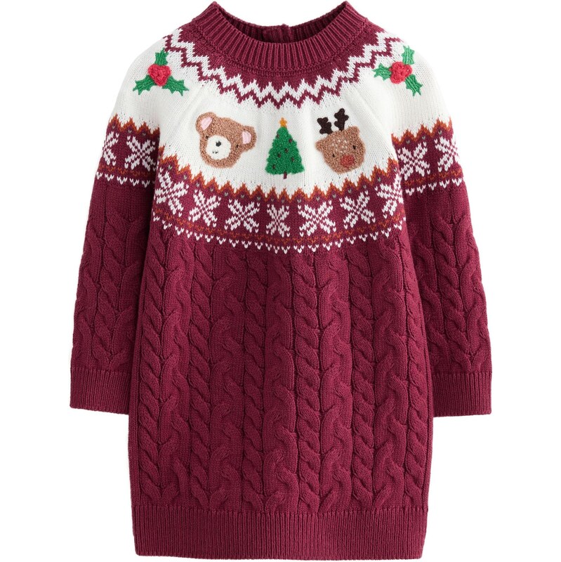 Next Šaty béžová / slivková / biela 65679204