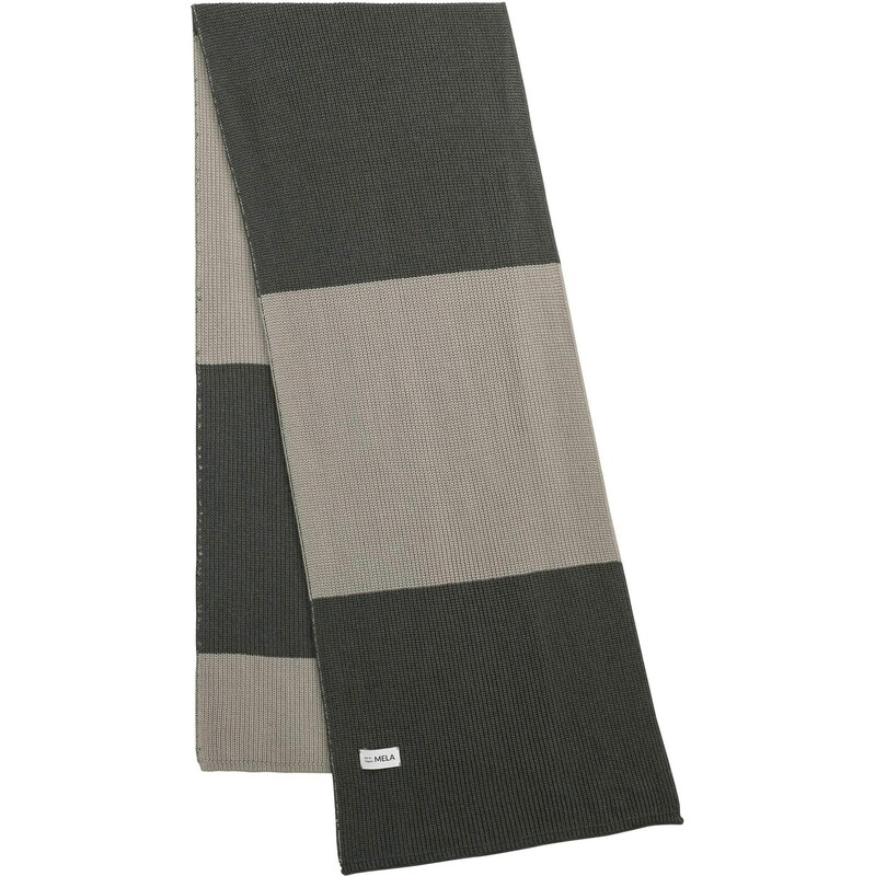 MELA Šál Kazim sivá / jedľová 65894870