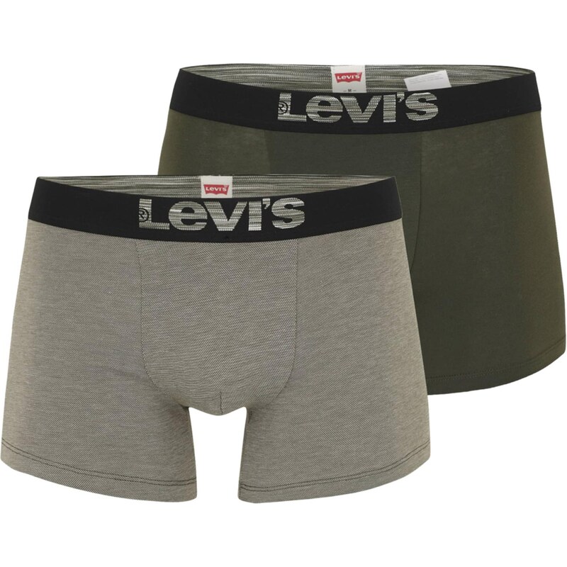 LEVIS Boxerky kaki / olivová / čierna 65560119