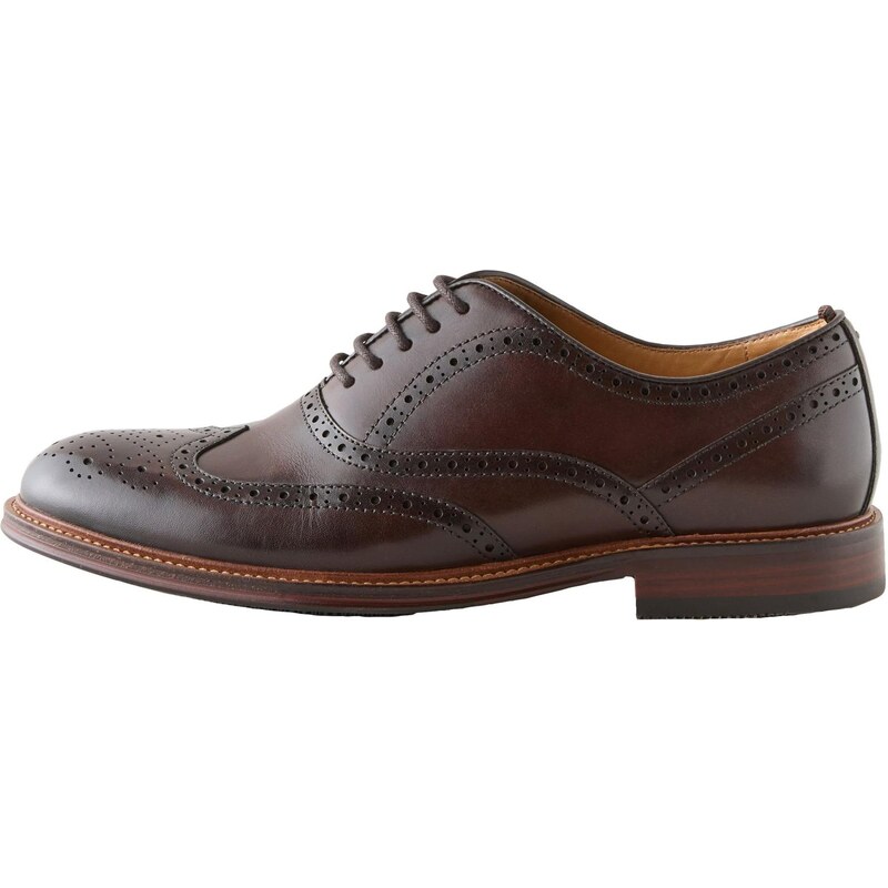 Next Šnurovacie topánky tmavohnedá 65558951