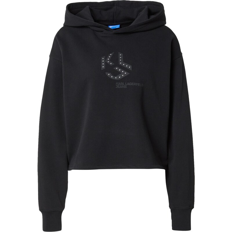 KARL LAGERFELD JEANS Mikina jedľová / čierna 65559006