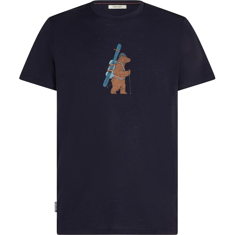 ICEBREAKER Funkčné tričko Tech Lite námornícka modrá / oranžová 65558996