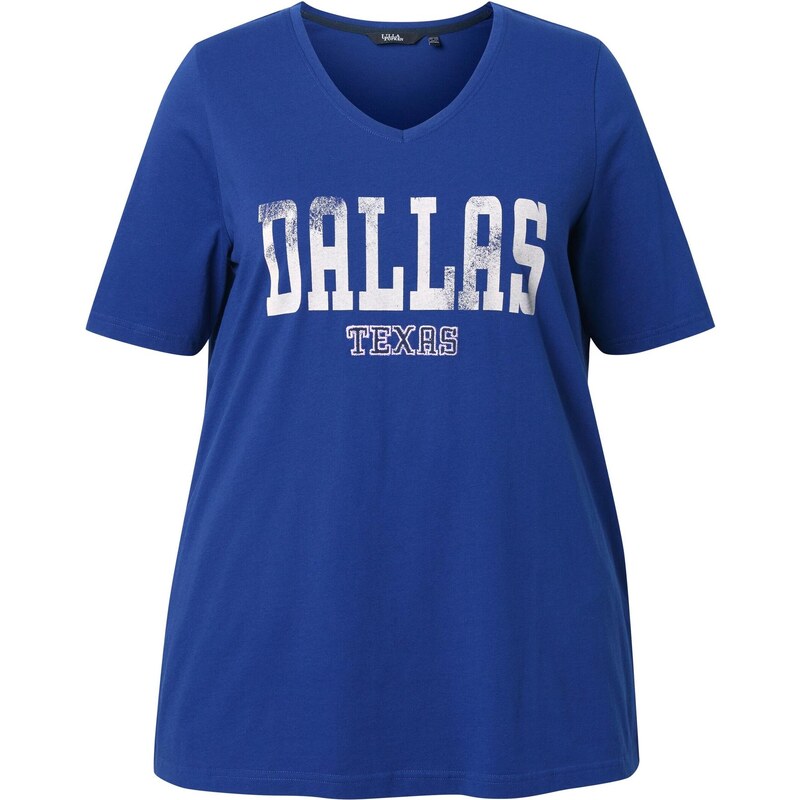 Ulla Popken Tričko tmavomodrá / biela 65659848