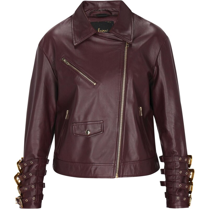 faina Prechodná bunda bordová 65658506