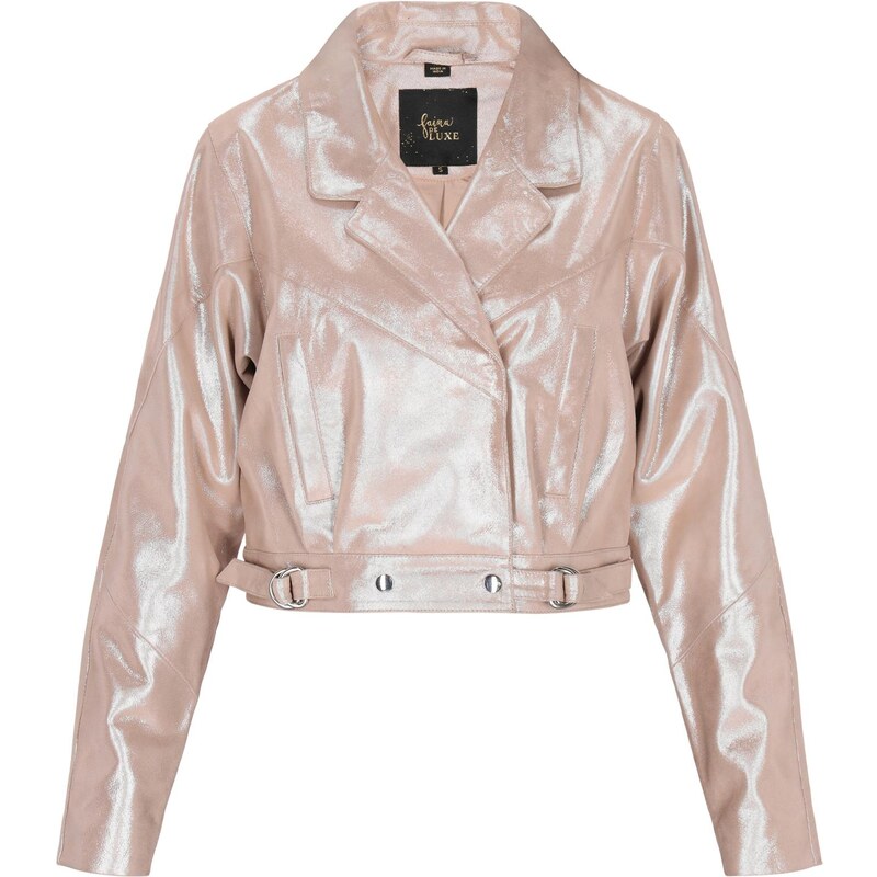 faina Prechodná bunda ružové zlato 65658513