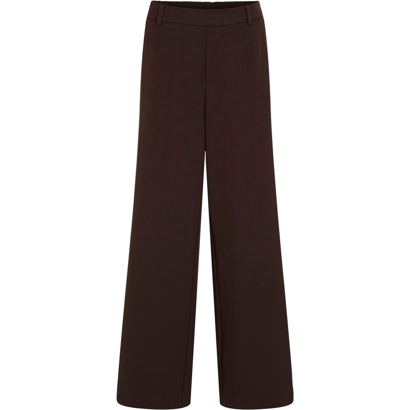 VILA Nohavice VIVARONE tmavohnedá 65905840