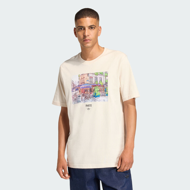 Adidas TRIČKO PAINTING PARIS STREET VIEW GRAPHIC TEE 65559095