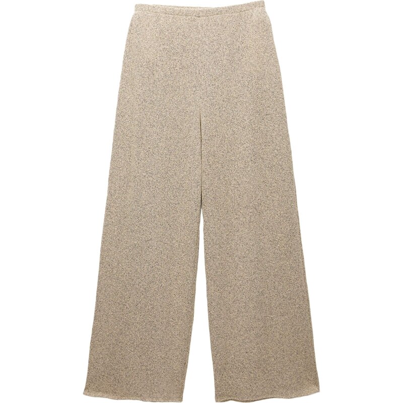 Pull&Bear Nohavice béžová melírovaná 65853061