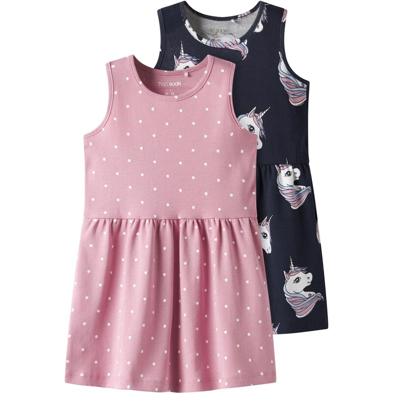 TWO SOON Šaty námornícka modrá / svetlomodrá / ružová / biela 65652171