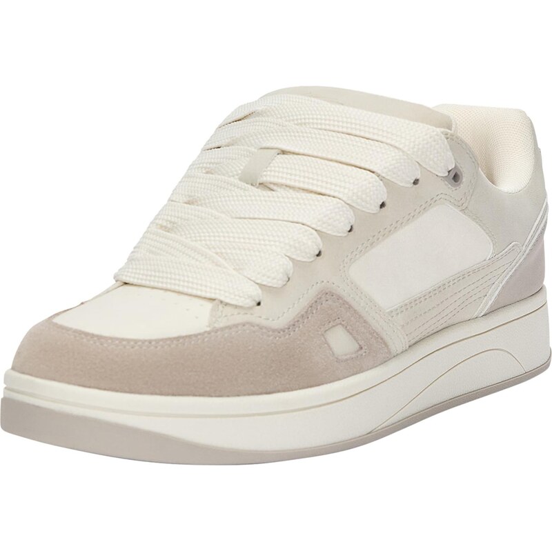 Pull&Bear Nízke tenisky béžová / farba ťavej srsti / tmavobéžová 65894928