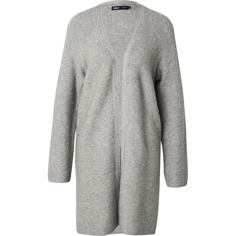 ONLY Kardigán ONLKatia sivá melírovaná 65891141
