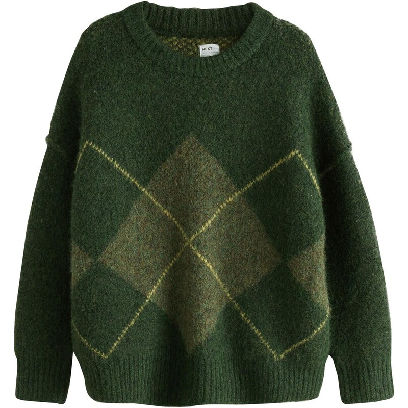 Next Sveter trávovo zelená / tmavozelená 65773722