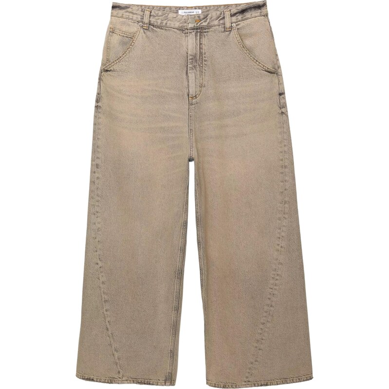 Pull&Bear Džínsy kamenná 65665477