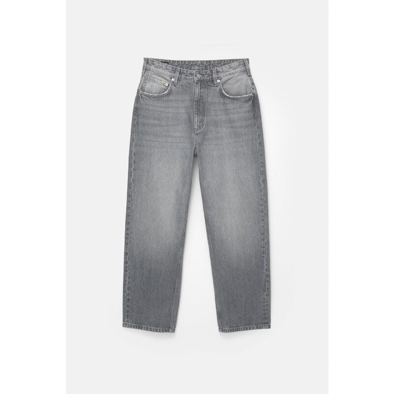 Pull&Bear Džínsy tmavosivá 65665514