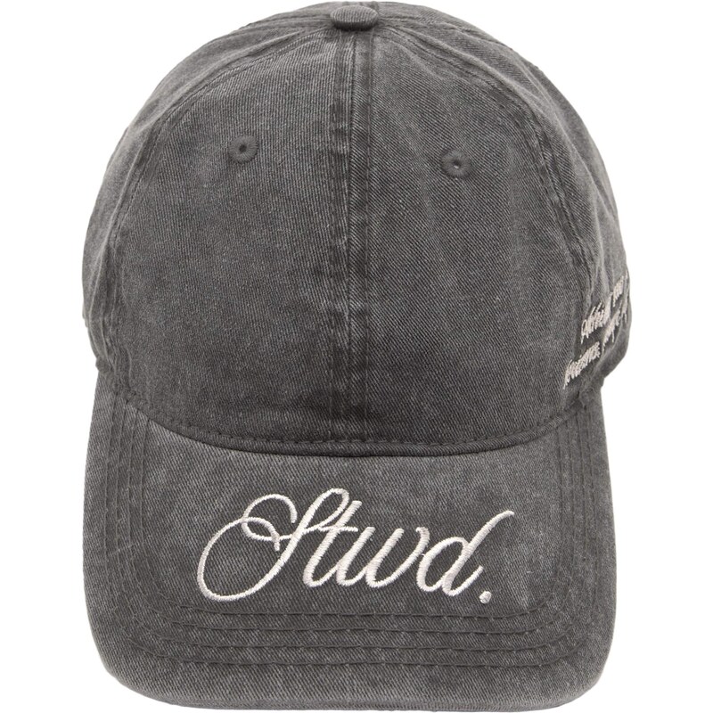 Pull&Bear Čiapka STWD sivý denim / biela 65895050