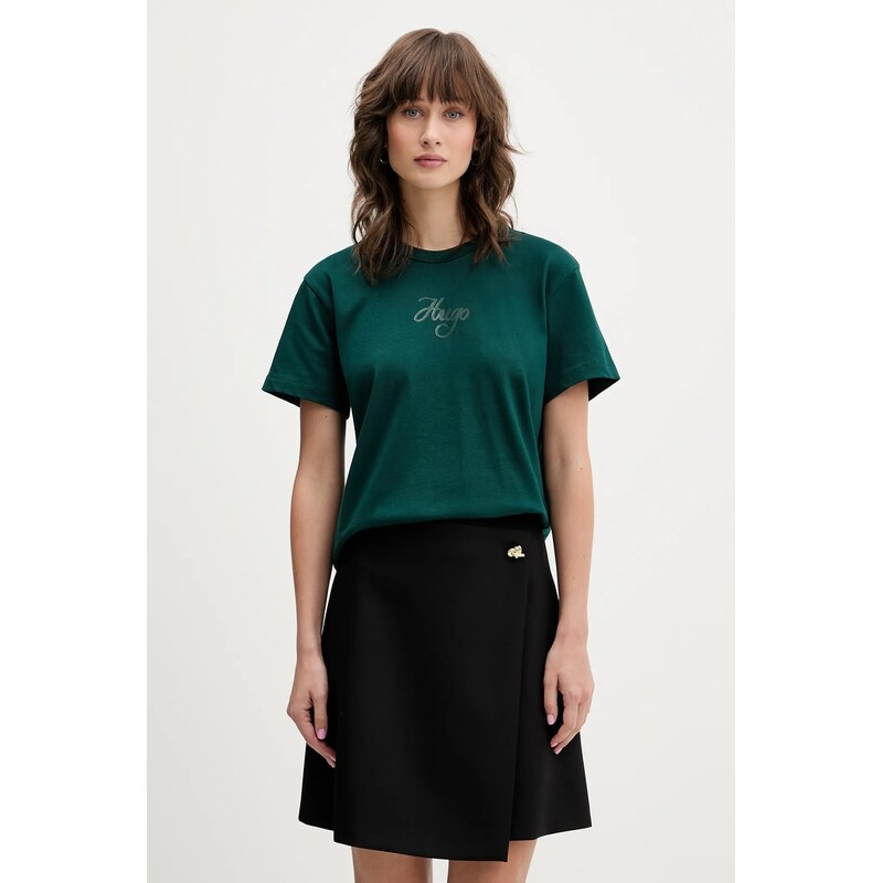 Bavlnené tričko HUGO Destrel_3 65573885