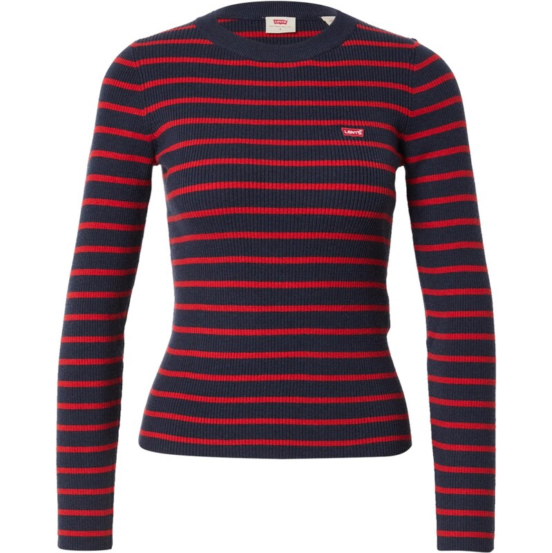 LEVIS Sveter tmavomodrá / svetločervená 65576950
