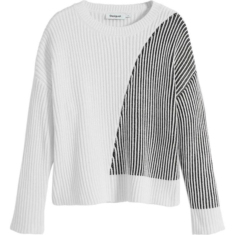 Desigual Sveter čierna / biela 65657561