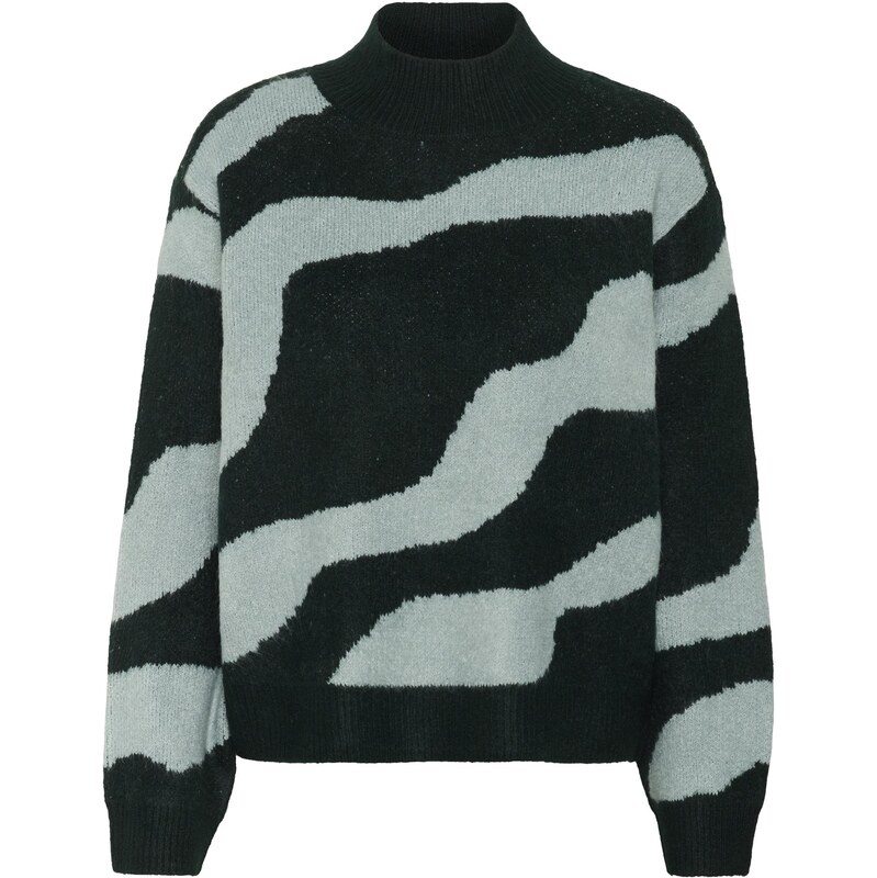 SAINT TROPEZ Sveter MallieSZ tyrkysová / jedľová 65657708